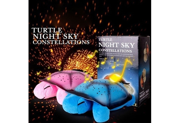 night light turtle projector lamp with music