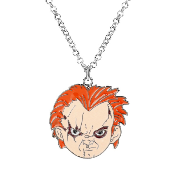 Horror Movie Seed Of Chucky Necklace Cosplay Mask Pendant Necklace ...