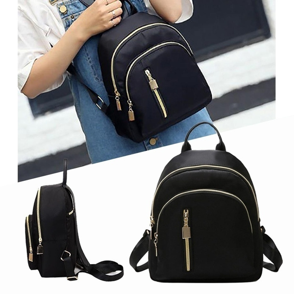 small cute black backpack