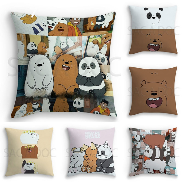 we bare bears pillow case