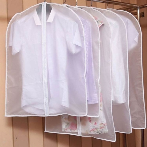 Dustproof Clothes Hanging Garment Suit Coat Cover Protector Wardrobe Storage Bag 