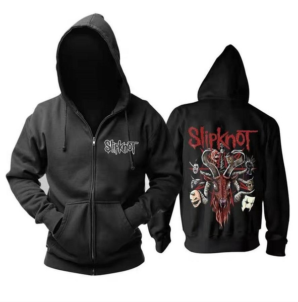 New Fashion Retro Rock Band Slipknot Hoodie New Wave Metal Rock Heavy Metal  Memorial Sweater Fleece Hoodie