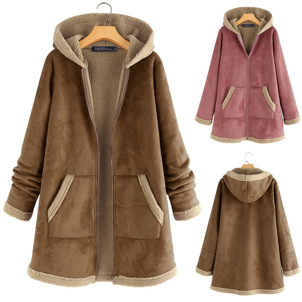 Zanzea Damen Long Arm Kapuze Coat Westen Outwear Hoodie Pocket Lose Parka Wintermantel Jacket Outwear Wish