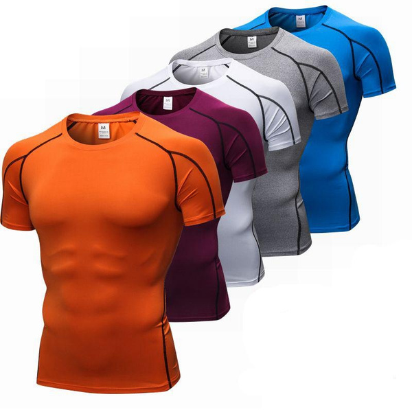 Better Quality Men's Fashion Compression Tees Breathable Workout Shirt ...