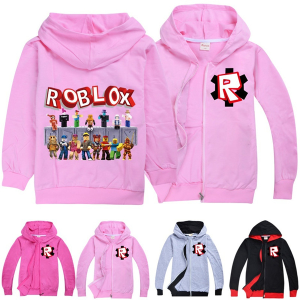 High Quality 5 13 Years Old Roblox Printed Zipper Hoodies Boys And Girls Tracksuits Kids Hooded Sweatshirts Casual Cardigan Wish - roblox 13 plus items