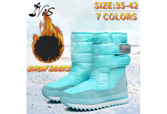 teal snow boots