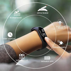 The New LED Electronic Sports Luminous Sensor Watches Fashion Men and Women Watches  Dress Watch digital Watches