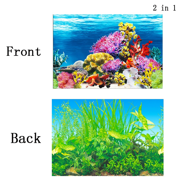 Background Aquarium Poster, Double Background Aquarium