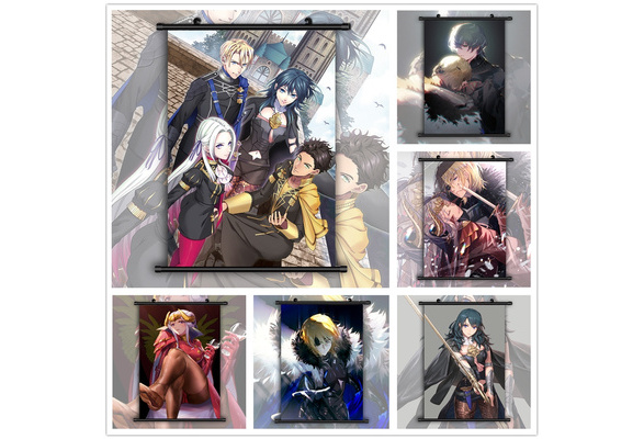 Fire Emblem Three Houses edelgard Anime Wall Scroll Poster Home Decor collection