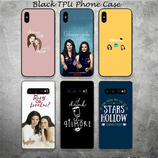 Gilmore Girls soft black Phone Case TPU Case for iPhone X XS XR XS MAX 5S SE 6S Plus 7 8 Plus Samsung Galaxy S3 S4 S5 S6 S7 S8 S9 S10 S10e Edge Plus