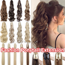 ponytailextension, curlyhairextension, 髮片, Women's Hair Extensions