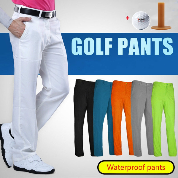 PGM Mens Mid Waist Golf Clubs Pants Golf Trousers For Men Autumn Winter  Warm Thiken Pants Plus Size Sports Apparel KUZ007
