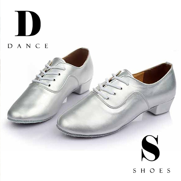 Modern Latin Dance Shoes for Men Ballroom/Tango Dance Shoes Man Salsa  Heeled Black Dancing Shoes