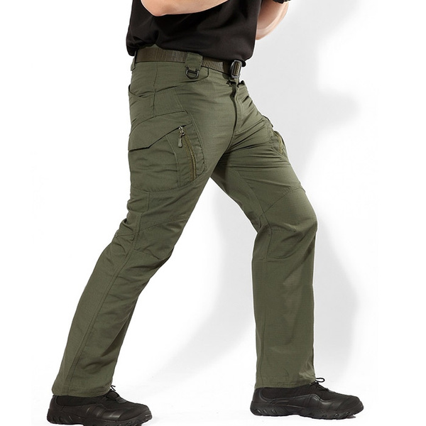 Valere Milano Mens Cargo Trousers Combat Chinos Slim Police Stretch Work  Pants V | eBay