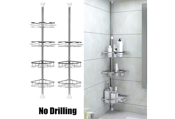 3 Layers Corner Shower Shelf Bathroom Shampoo Shower Shelf Holder Kitc –  thehomeimprovementtechshop