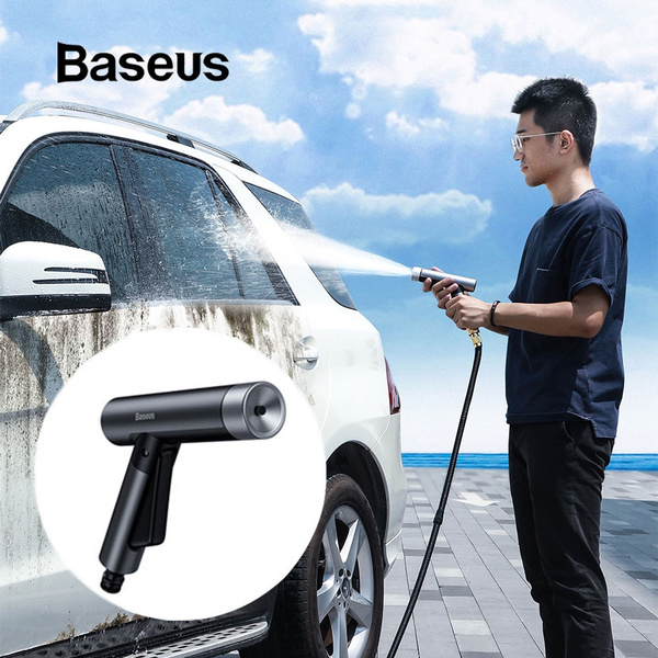Baseus High Pressure Car Washing Sprayer Nozzle with 25FT-100FT Magic  Flexible Hose Car Water Gun Power Washer Garden Water Jet