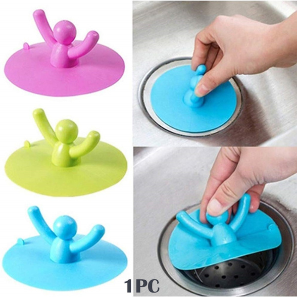 1pc Silicone Shower Drain Cover