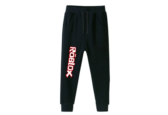 Kids Jogger Fitness Long Pants Kids Roblox Sports Casual Sweatpants High Quality Trousers For Children Boys Girls Wish - roblox black pjs