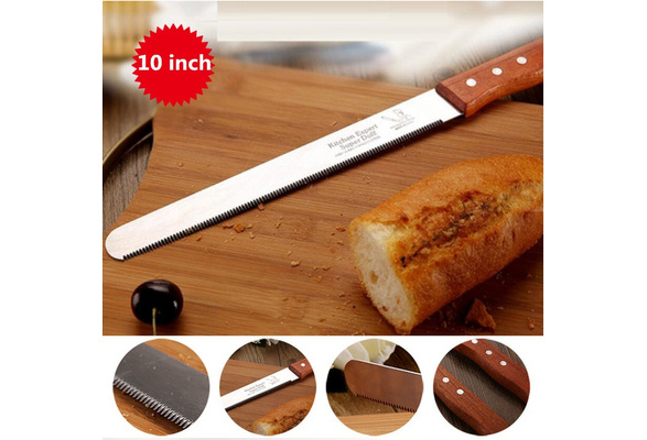 Bread Knife Toast Slicing Kitchen Special Knife Household Sandwich Cutting  Cake Sawtooth Knife Baking Stainless Steel Saw Knife