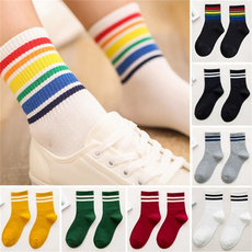 rainbow, Cotton Socks, Gifts, casualsock