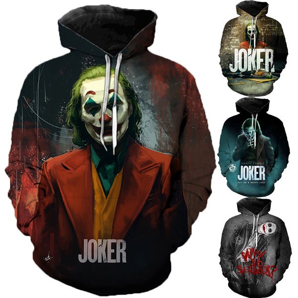 Joker best sale 3d hoodie