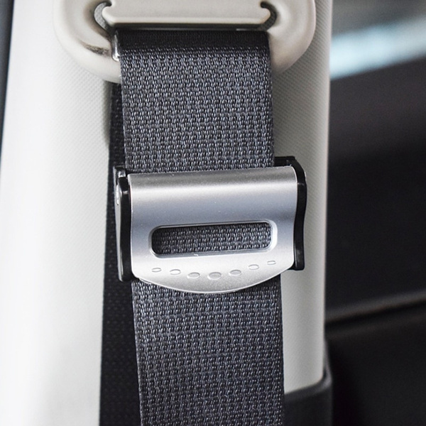 2Pcs Universal Car Seat Belts Safety Adjustable Buckle Plastic