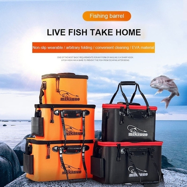 New Multi-function Collapsible Fishing Bucket Portable Fishing Bag