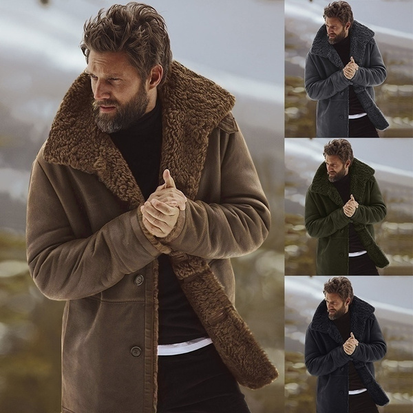 Chaqueta De Hombre Chaqueta De Cordero Sintética De Montaña Chaqueta De Hombre Chaqueta De Cordero Sintética De Montaña