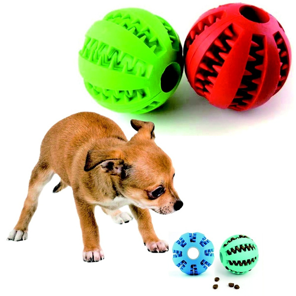 Puppy Chewing Ball Interactive Dog Chew Toy Bite Resistant Teeth