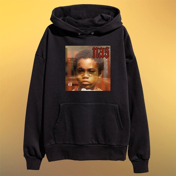 NAS illmatic 90s Hip Hop Rap Hooded Sweatshirt Hoodie S-3XL 