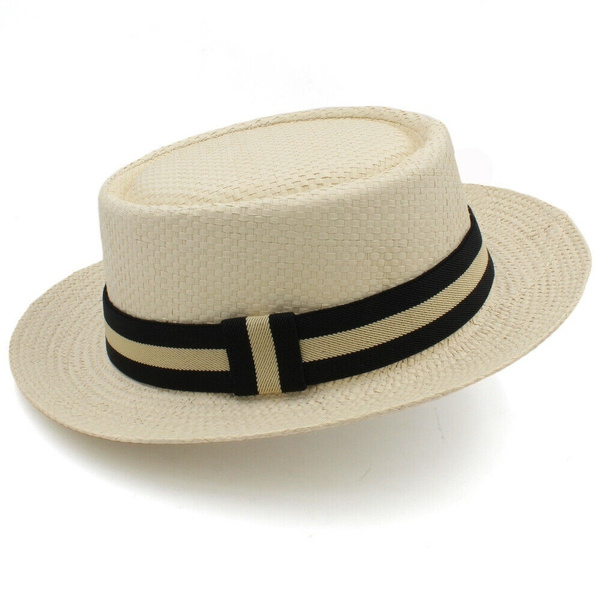 straw pork pie hat