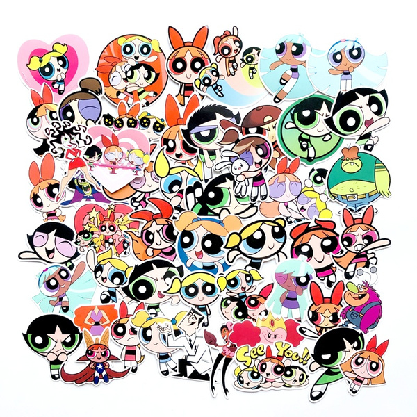 25 50pcs Powerpuff Girls Cartoon Funny Stickers Diy Scrapbooking Laptop Skateboard Motorcycle Home Decoration Sticker Wish 25 50pcs Powerpuff Girls Cartoon Funny Stickers Diy Scrapbooking Laptop Skateboard Motorcycle Home Decoration Sticker Wish