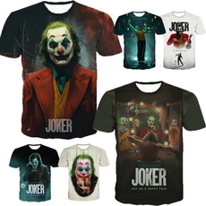 jokershirt, summer t-shirts, Shirt, Summer
