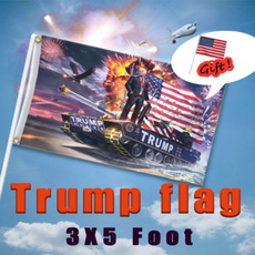 Donald Trump 2020 Flag – 3x5 FT, Polyester, Farmers For Trump, Free Shipping