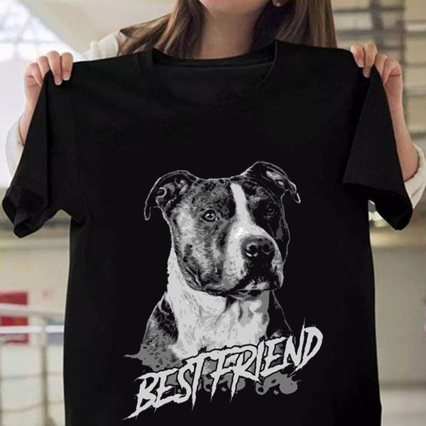 Pitbull Bestfriend T Shirt Pitbull Dog Print T Shirt Gift Shirt Wish