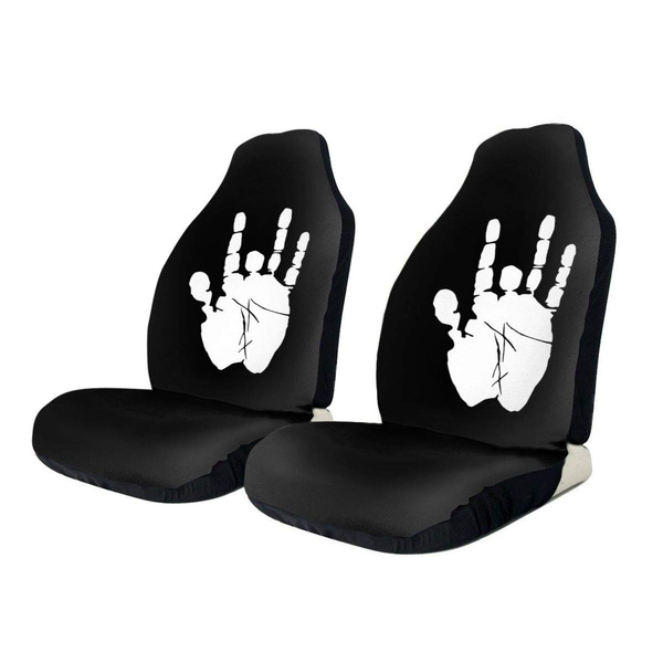 Grateful Dead Jerry Hand Unique Universal Car Front Seat Covers Set Fit For Cars Suv Truck Wish - Grateful Dead Seat Covers