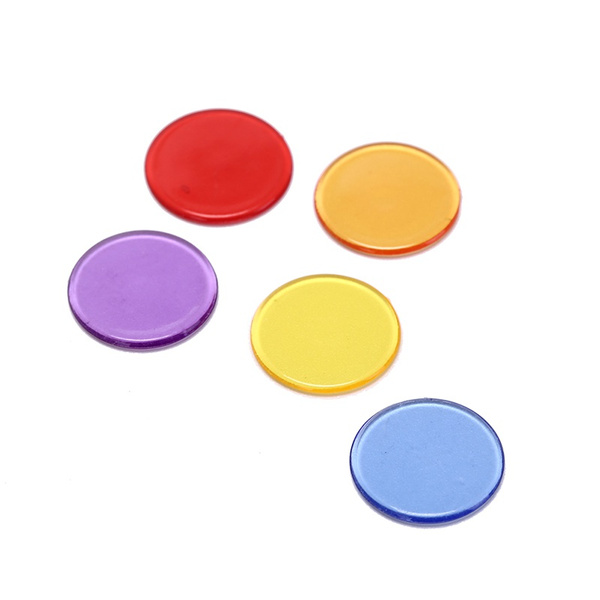 50pcs Count Bingo Chips Markers for Bingo Game Cards Plastic Poker Chips FDCA WL