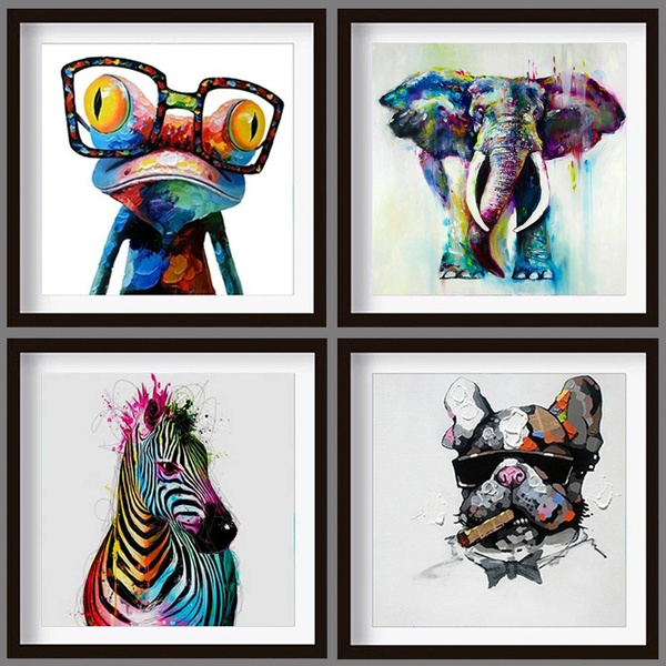 Oil Painting Animals Creative Wild Photos Paintings Print Canvas Room Decoration Design For Wall Murals Art Without Frames Wish - Wild Animal Home Decor Oil Painting Animals Creative Wild Photos Paintings Print Canvas Room Decoration Design For Wall Murals Art Without Frames Wish - Wild Animal Home Decor