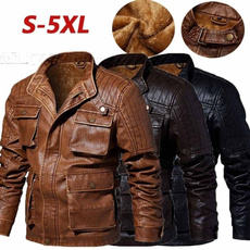 Casual Jackets, Coat, Winter, leather