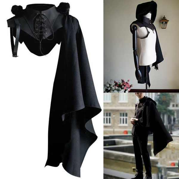 Sleeveless hooded hot sale cloak