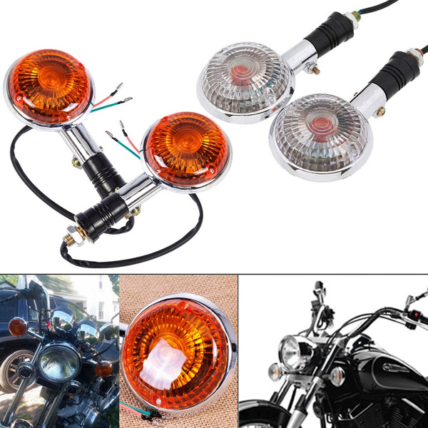thumbnail image 2 of Smoke Turn Signal Lens Covers For Yamaha Road Star / Royal Star – Front Left & Right 2 of 4
