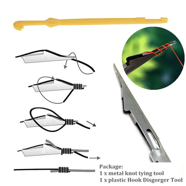 Quick Nail Knot Tying Tool & Loop Tyer Hook Tier for Fly Fishing Tackle 