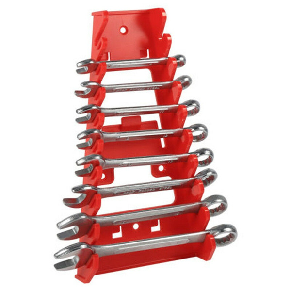 Spanner Rack Wrench Holder Storage Rack Rail Tray For 12 Spanners 
