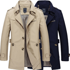 Jacket, men coat, Fashion, plussizetrenchcoatmen