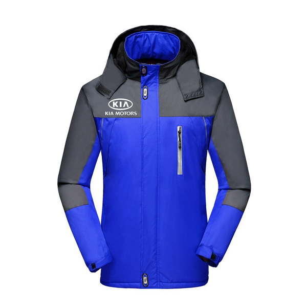 KIA Motors Car Logo Winter Trendy Top Men's Jackets Men Hiking Jacket