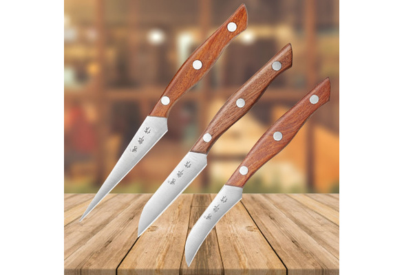 Fruit Carving Knife With Wooden Handle - Brilliant Promos - Be Brilliant!