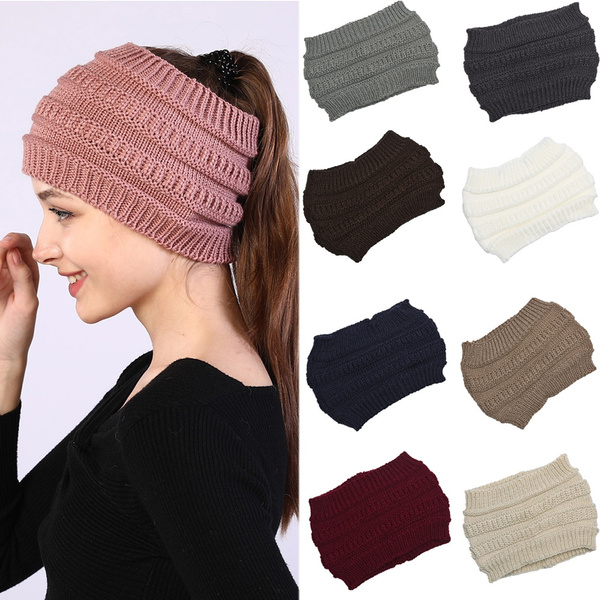 Ladies Fashion Elastic Warm Headwear 