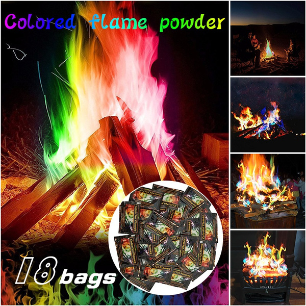 Magical Fire Powder Color Changer, Fire Pit Color Flames