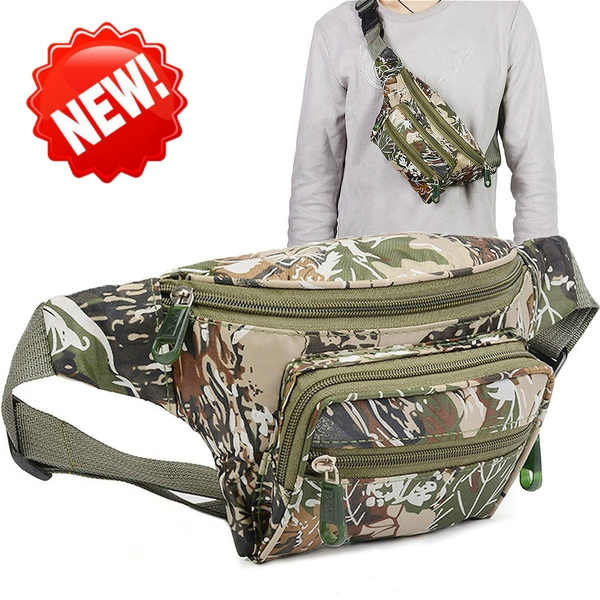 Travel Portable Military Fanny Packs Large Utility Camouflage