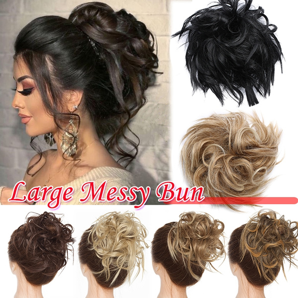 Wavy Hairpiece Scrunchie For Bride High Quality Fake Curly Bun Hair Piece  In Fashionable Tail Bun From Super002, $6.59 | DHgate.Com
